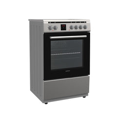 Daewoo Freestanding Ceramic Electric Cooker 60×60cm  – 4 Zones Convection Oven Stainless Steel DCC-S664HF