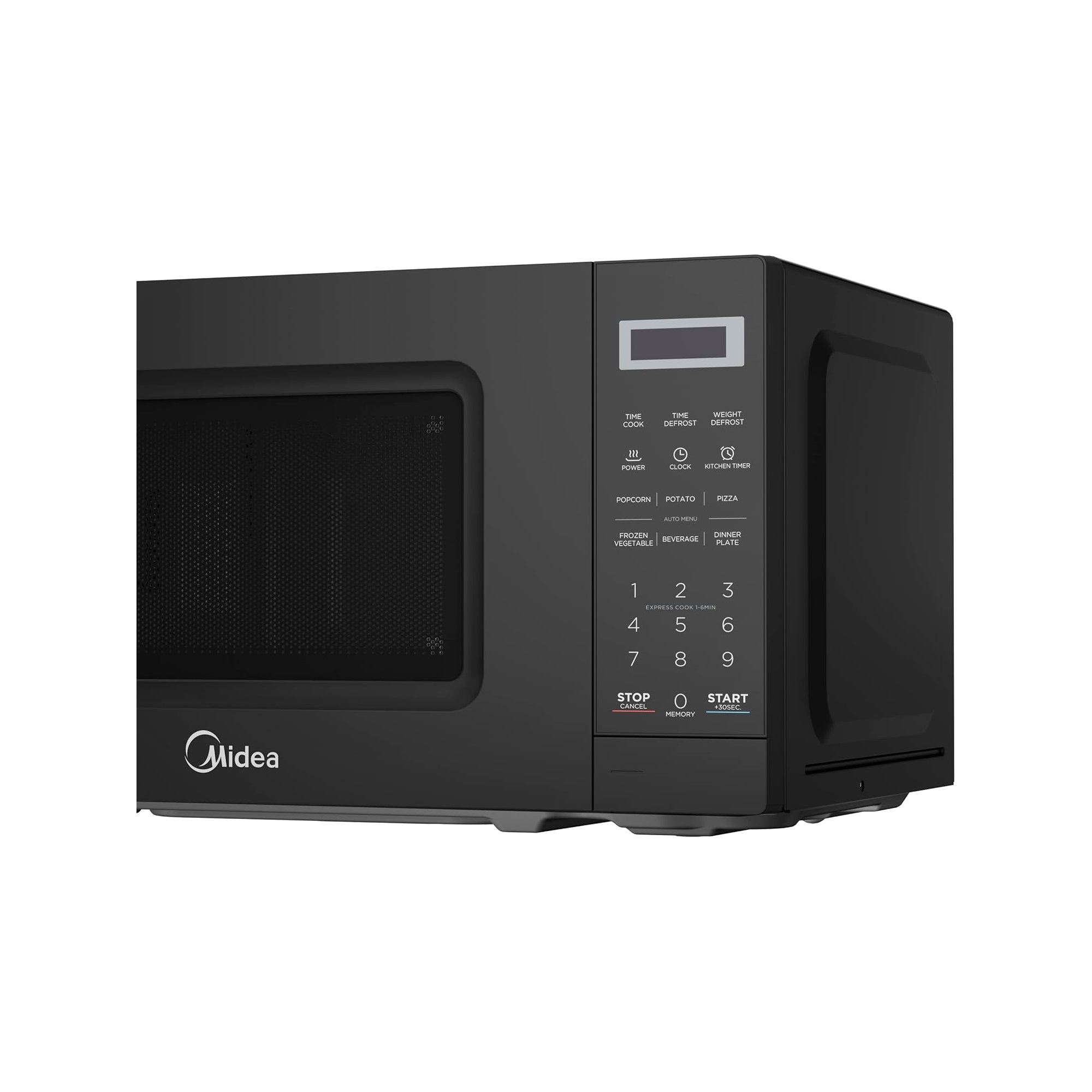 Midea 20 Liter Solo Microwave Oven – 700W Digital Touch Control Auto Menu Child Lock EM721BK