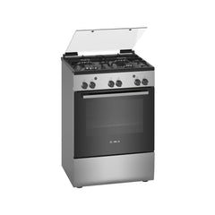 Bosch Series 2 Freestanding Gas Cooker 60×60cm 4 Burners & 71 L Oven HGA120B51M
