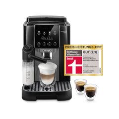 De'Longhi Magnifica Start Fully Automatic Espresso Machine  LatteCrema 13 Grinder Settings 8+ Hot & Iced Beverages ECAM222.60.BG