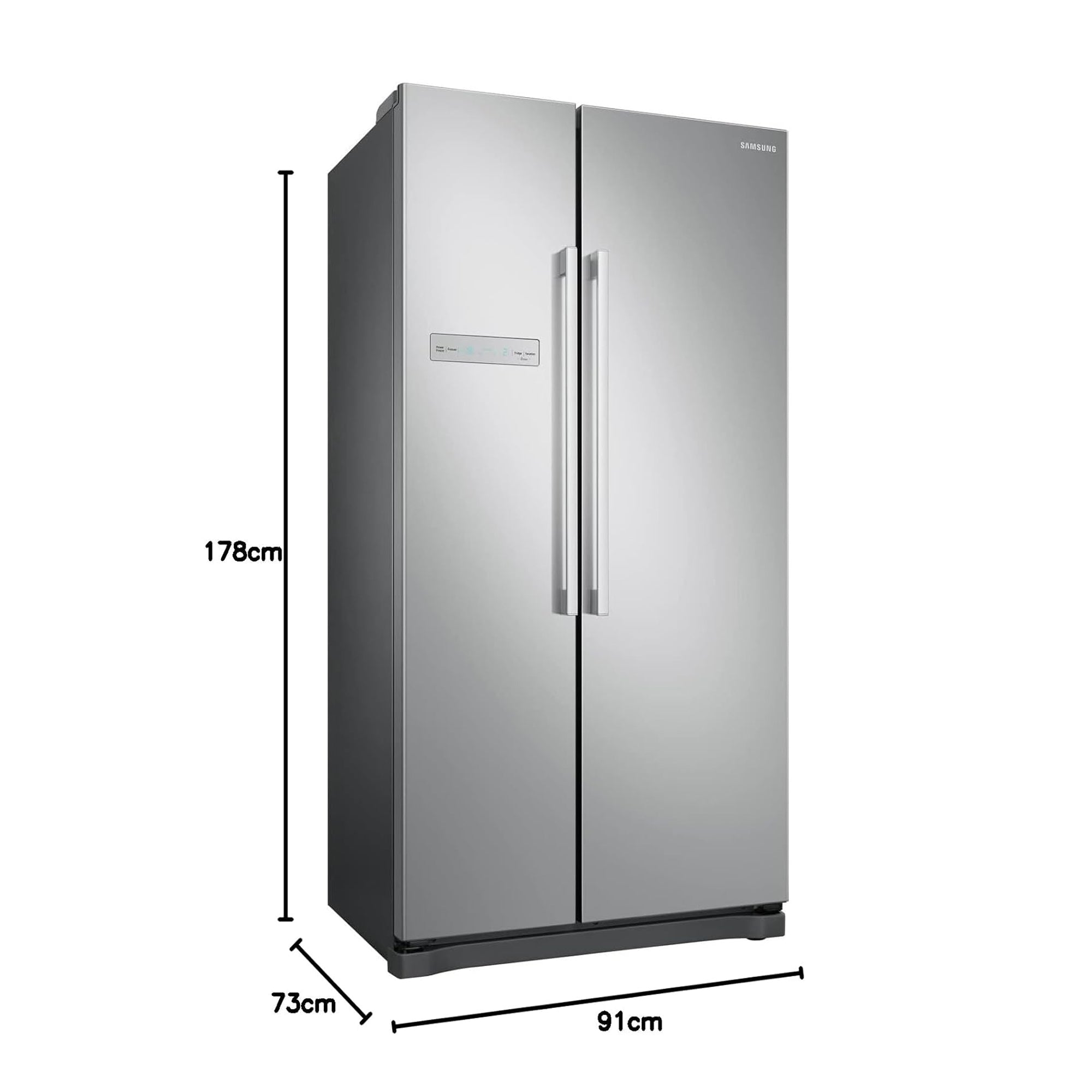 Samsung Side-by-Side Refrigerator 525L – No Frost Digital Inverter All-Around Cooling RS54N3103SA