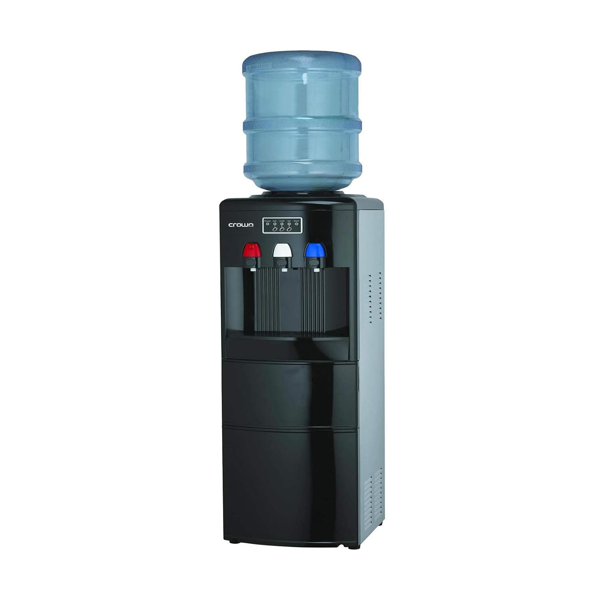 Crownline Top Load Water Dispenser – Ice Maker Hot & Cold 12kg/24h Ice Capacity WD-232 (Black)