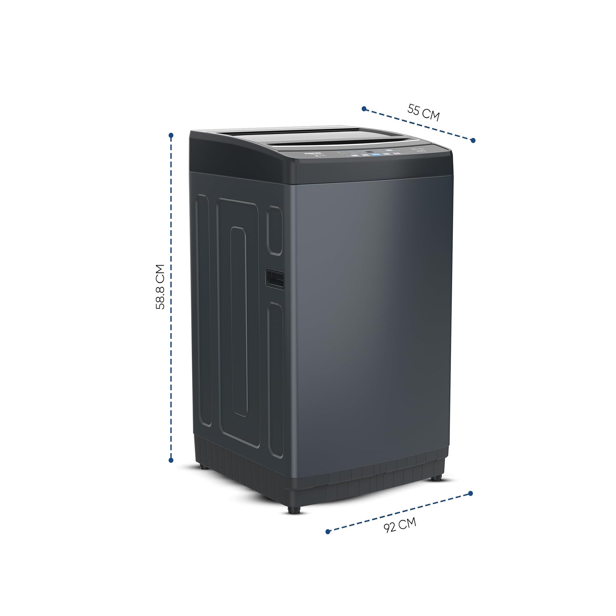 Nikai Top Load Washing Machine 10KG  – Fully Automatic Quick Wash Child Lock NWM1000TQB