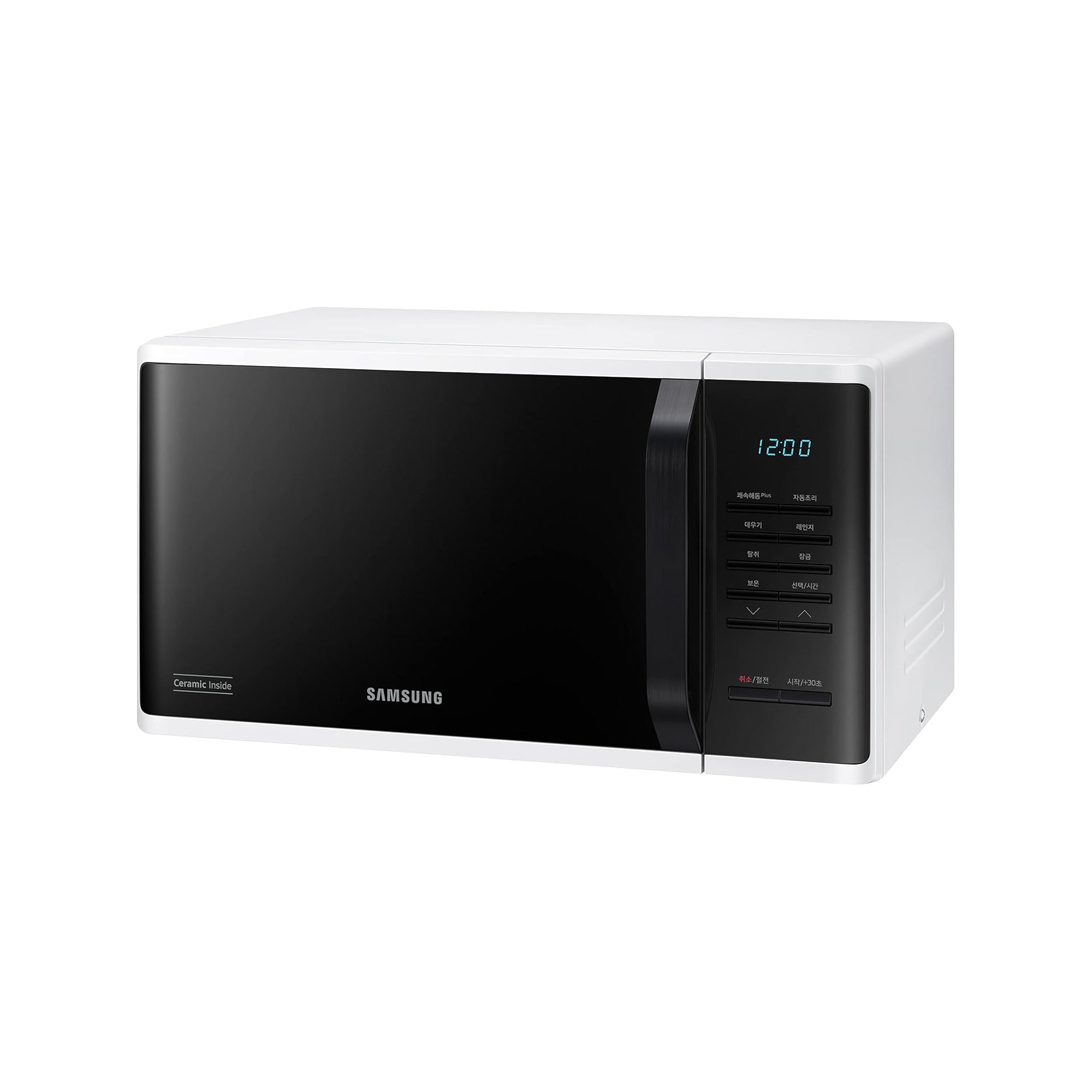 Samsung 23 Liter Solo Microwave Oven – 800W Quick Defrost Ceramic Inside Auto Cook MS23K3513AW