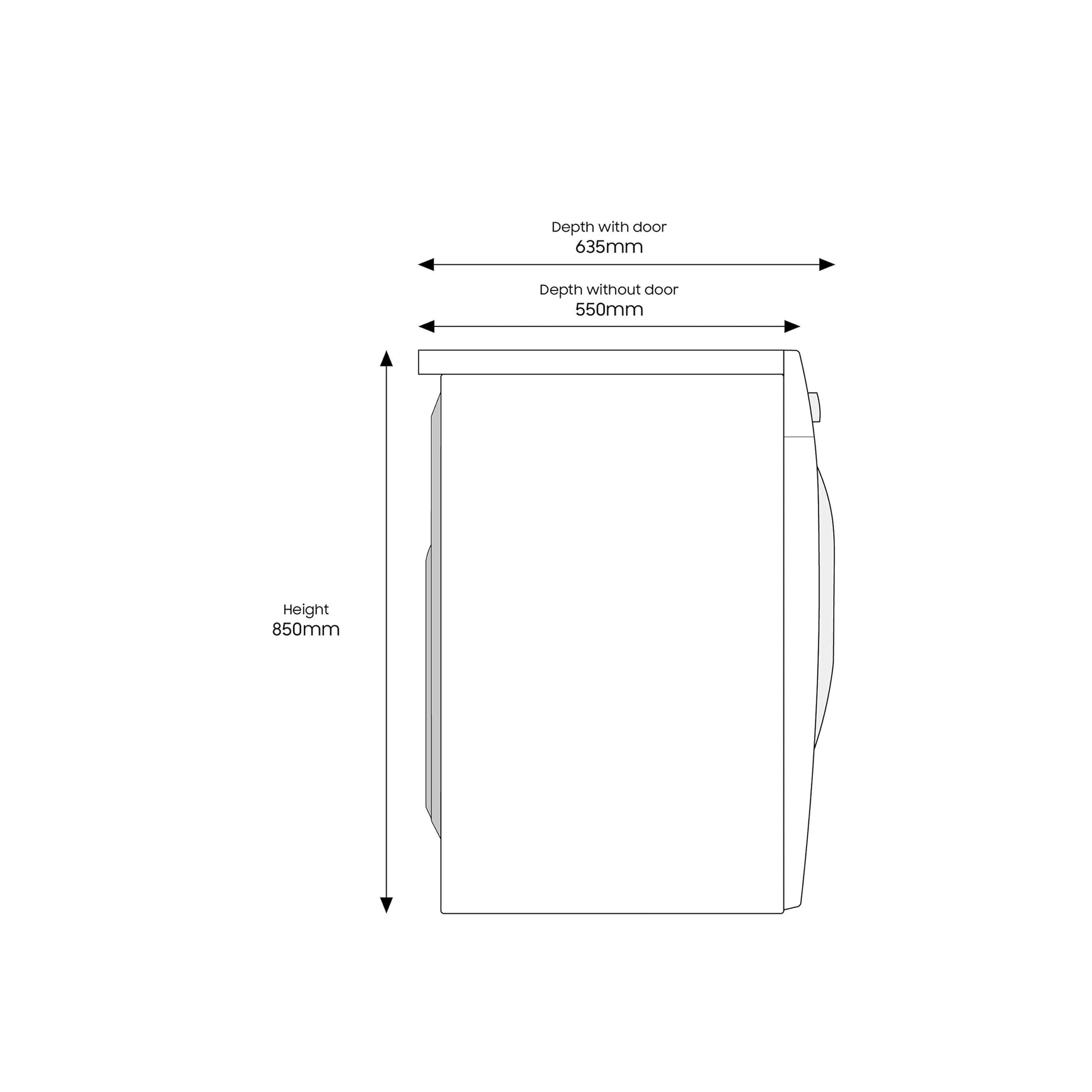 Samsung Front Load Washing Machine 8 kg – ecobubble Hygiene Steam & 1400 RPM WW80TA046AX