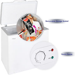 Super General Chest Freezer 200L – Quick Freeze Storage Basket Lock & Key SGF-222