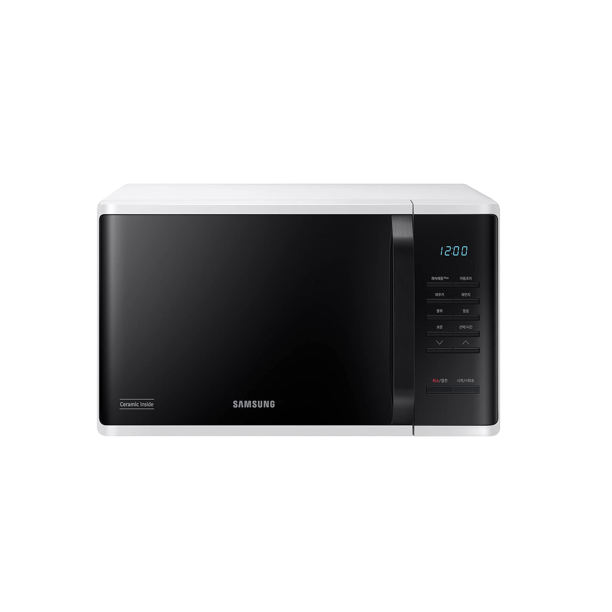 Samsung 23 Liter Solo Microwave Oven – 800W Quick Defrost Ceramic Inside Auto Cook MS23K3513AW