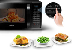 Samsung 28 Liters Microwave Grill & Convection with Healthy Cooking, White - MC28H5015AW"Min 1 year manufacturer warranty" (UAE version)