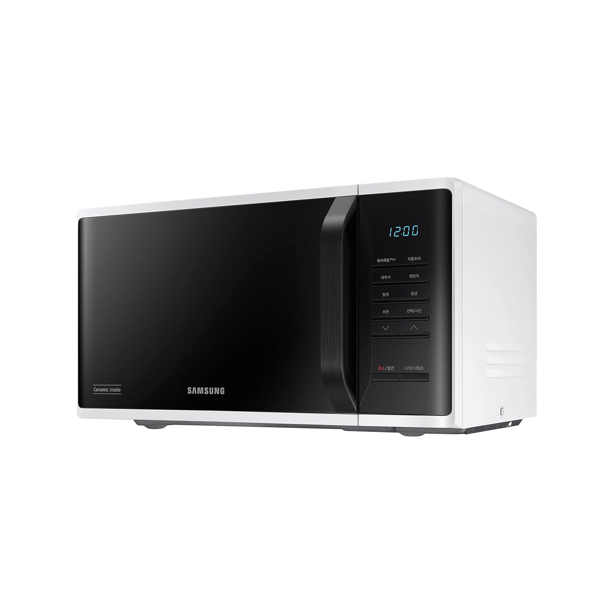 Samsung 23 Liter Solo Microwave Oven – 800W Quick Defrost Ceramic Inside Auto Cook MS23K3513AW