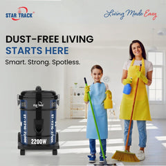 Star Track Vacuum Cleaner 21L 2200W Telescopic Tube 7m Cable ST-V21G-2200K