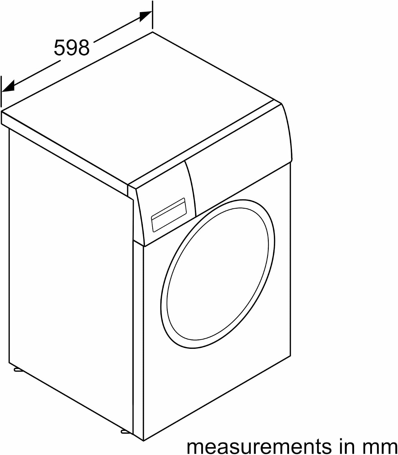 Bosch Front Load Washing Machine,  9kg, 1400RPM, Touch Control, White, German Engineering, WGA14400GC