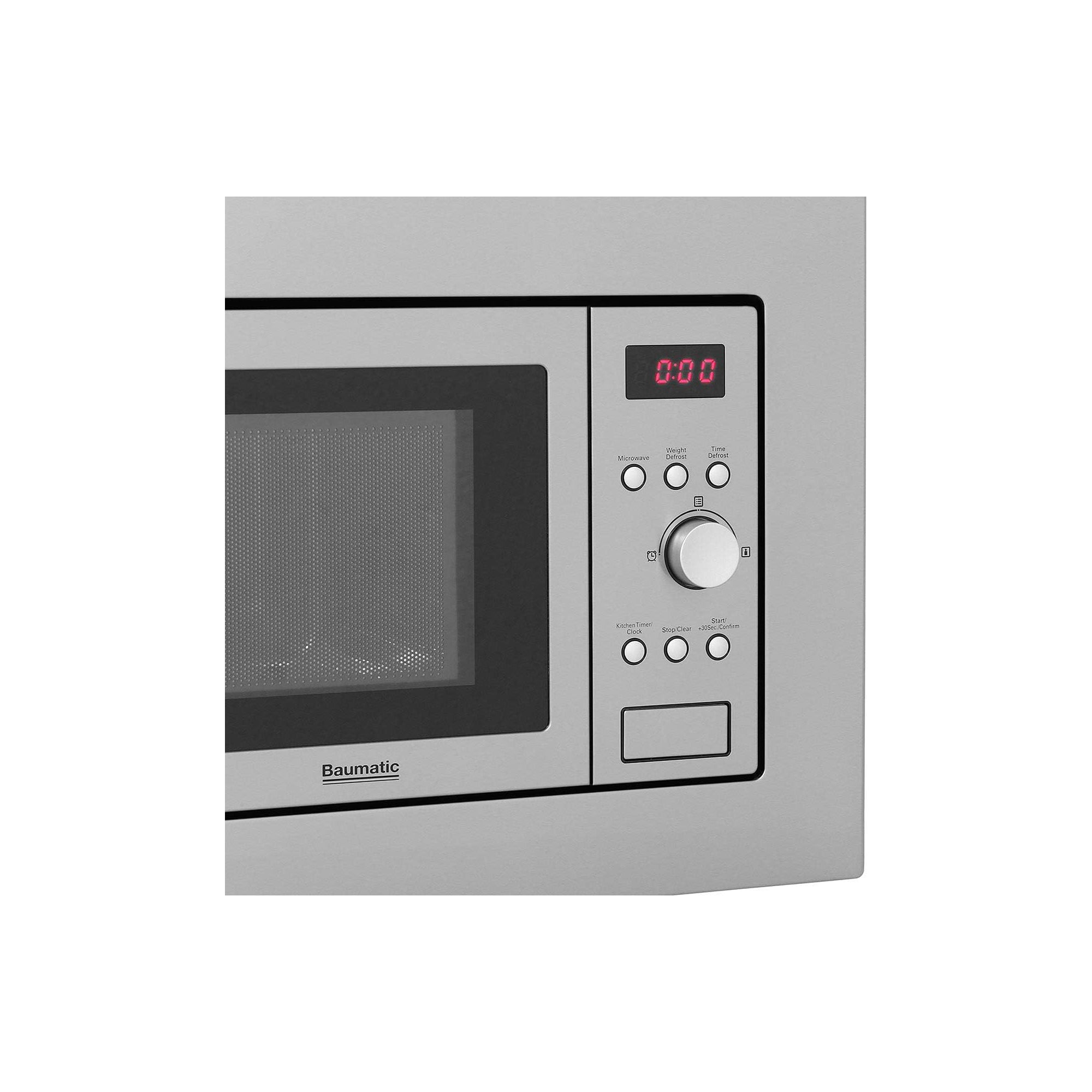 Baumatic Built-In Microwave 20L – 800W 8 Programs BMIS3820 (Stainless Steel)
