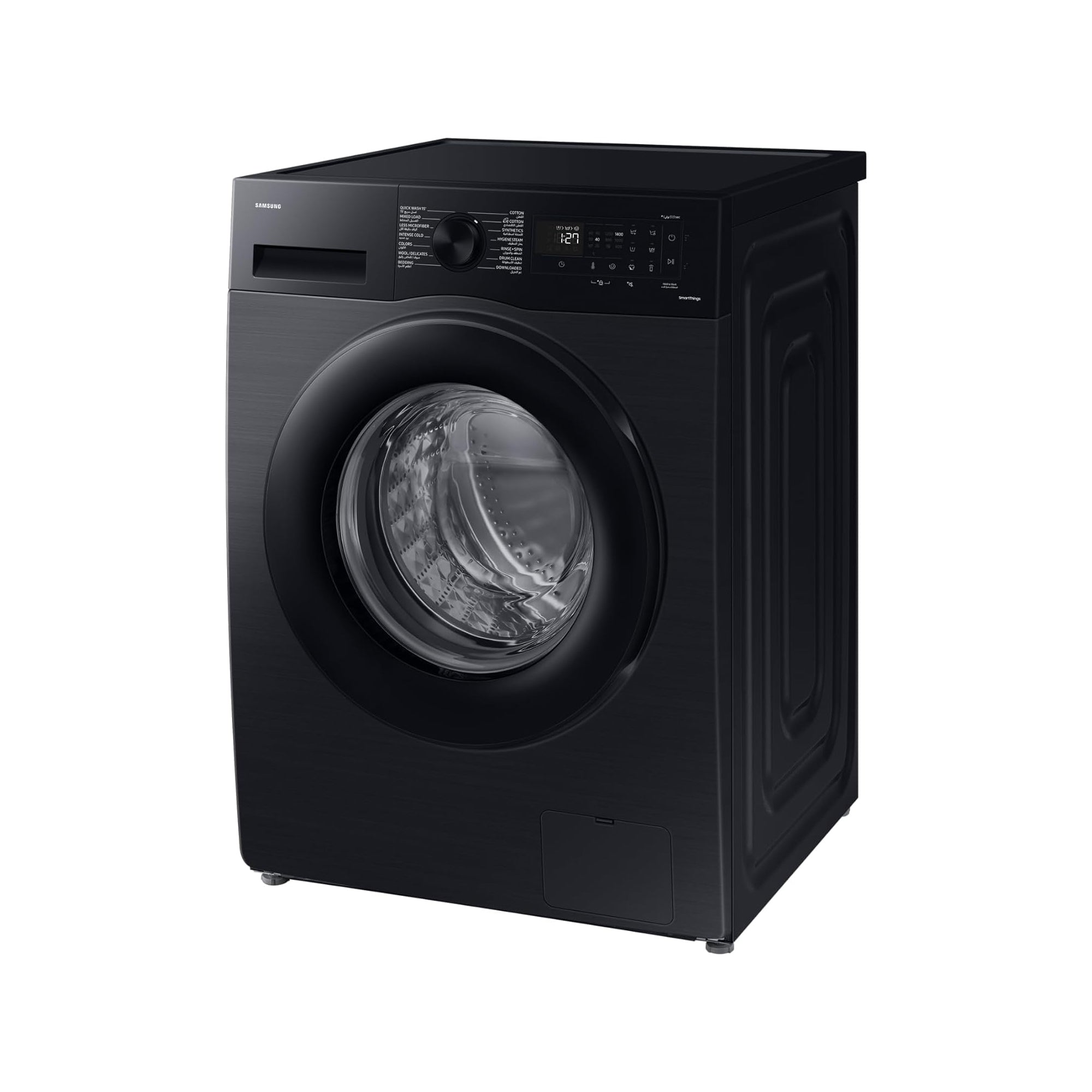 Samsung Front Load Washing Machine 9kg 1400RPM EcoBubble AI Energy SmartThings WW90CGC04DABGU Black Caviar