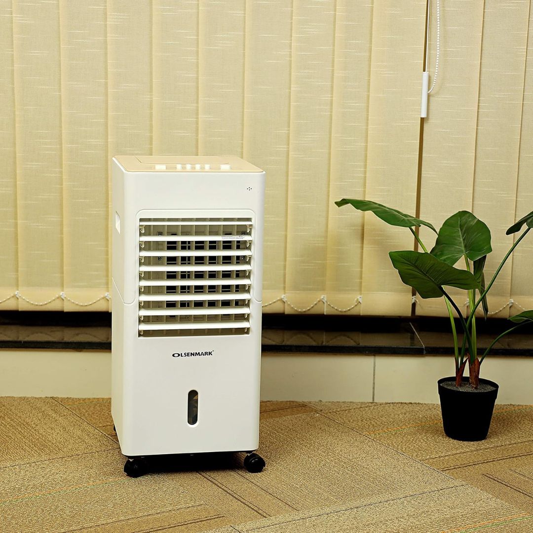 Olsenmark Air Cooler – 3 Speed Portable Air Cooler with Humidifier & Air Purifier