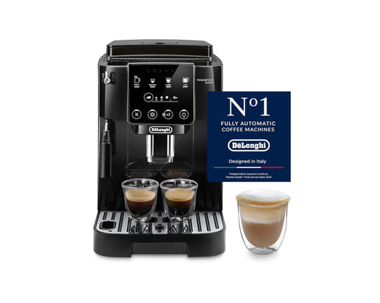 De'Longhi Magnifica Start ECAM222.20.B Bean-to-Cup Espresso Machine with Manual Milk Frother, Black