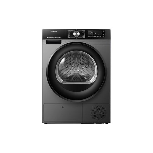 Hisense Front Load Heat Pump Dryer 9kg WiFi AI Dry 15 Programs DH3S902BT
