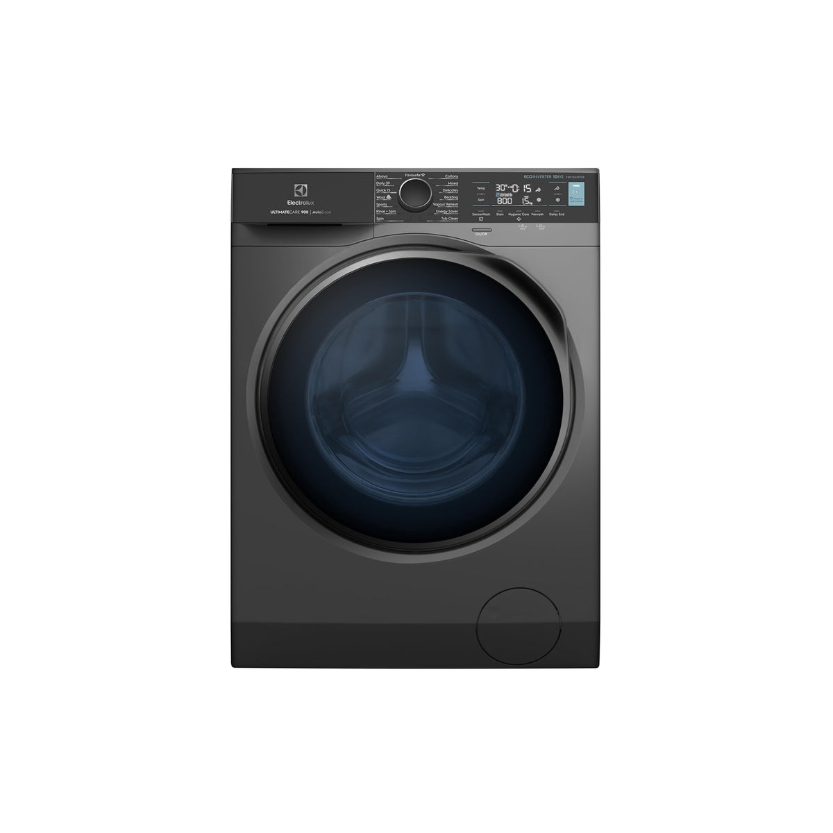 Electrolux 10 kg Front Load Washing Machine – 1400 RPM EcoInverter AutoDose SensorWash EWF1041R9SB
