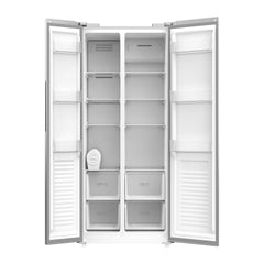 KROME 600L Gross Side By Side Refrigerator with Multi Air Flow System KR-SBS601SM (Silver)