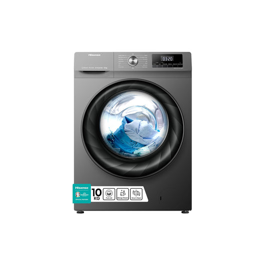 Hisense 10kg Front Load Washing Machine – Inverter Motor Steam Care Quick Wash WFQY1014EVJMT