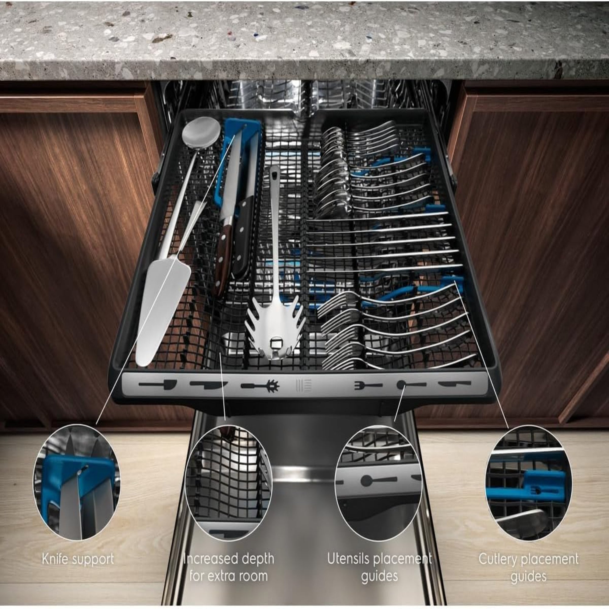 Electrolux 15 Place Settings Freestanding Dishwasher – 8 Programs Inverter Motor SatelliteClean AirDry ESZ89300SX (silver)