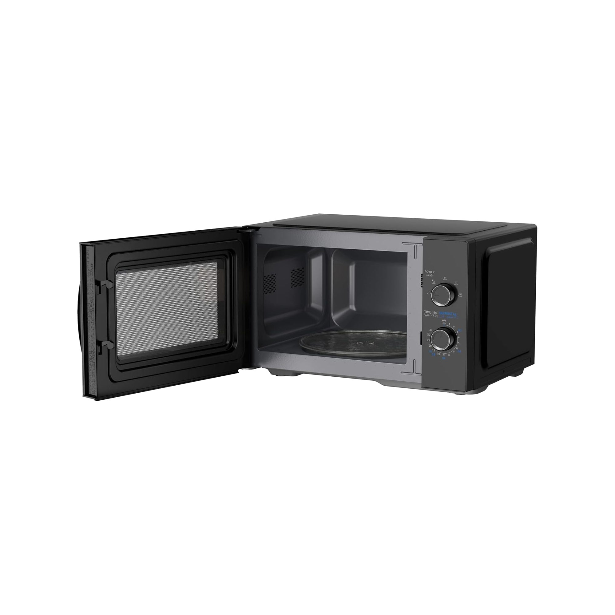 Midea 25 Liter Solo Microwave Oven – 800W 5 Power Levels Defrost Function Child Lock MM8P022KG-BK
