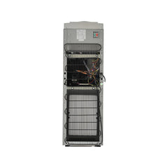 Tornado Top Load Water Dispenser – Hot & Cold Cup Holder Cabinet Storage TWD-L3CHE-S (Silver)