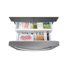 Samsung French Door Refrigerator 630L Twin Cooling Plus Water Ice Dispense No Frost RF23R62E3SR (silver)