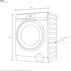 Electrolux UltimateCare 300 Front Load Washer Dryer Combo 8x5kg 1200RPM Eco-Inverter EWW8024P3SC