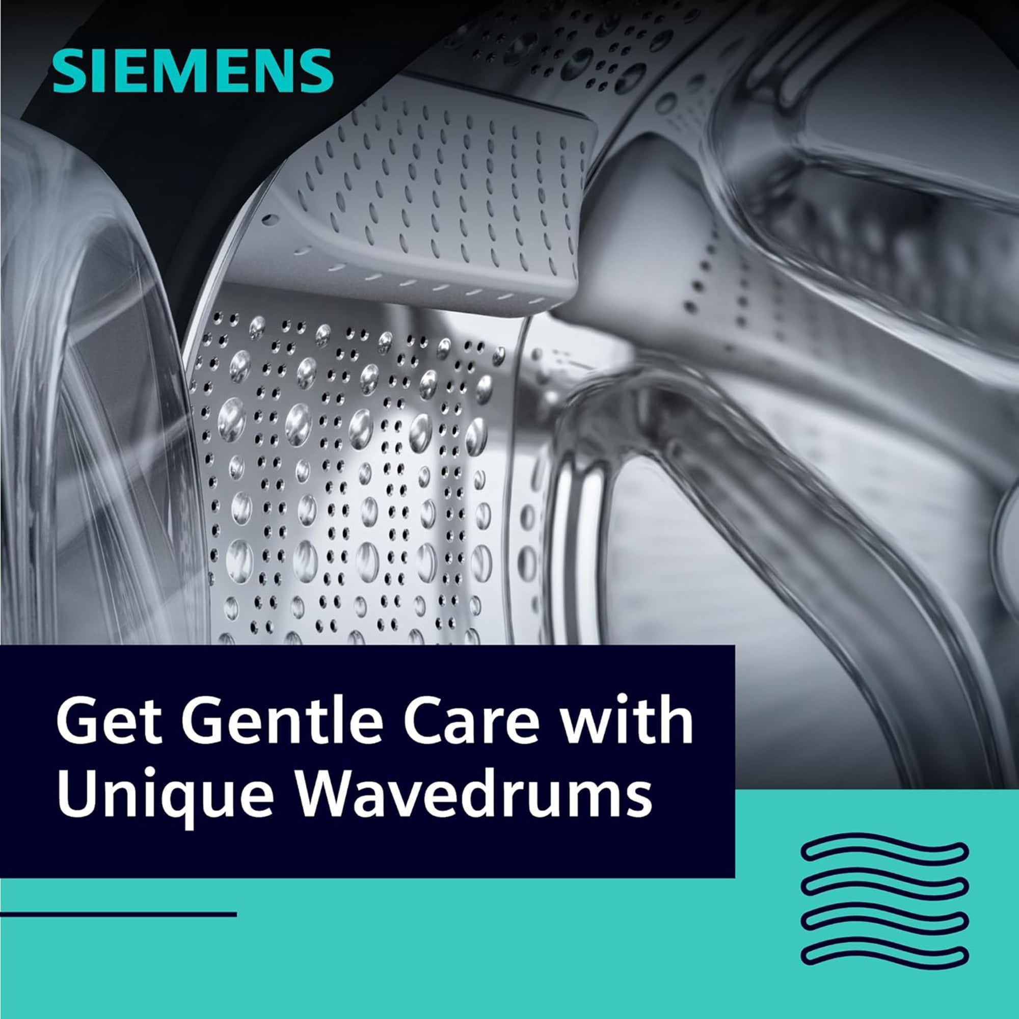 Siemens iQ300 Front Load Washing Machine 9kg 1400RPM iQdrive WG44A100GC