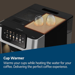 Beko Fully Automatic Coffee Machine with 19 Bar, 2L Water Capacity, 1350W, 12 Hot & Iced Beverages, Touch Display, 600ml Milk Container, Twin Shot, 13 Grinder Settings, Stainless Steel- CEG7304X