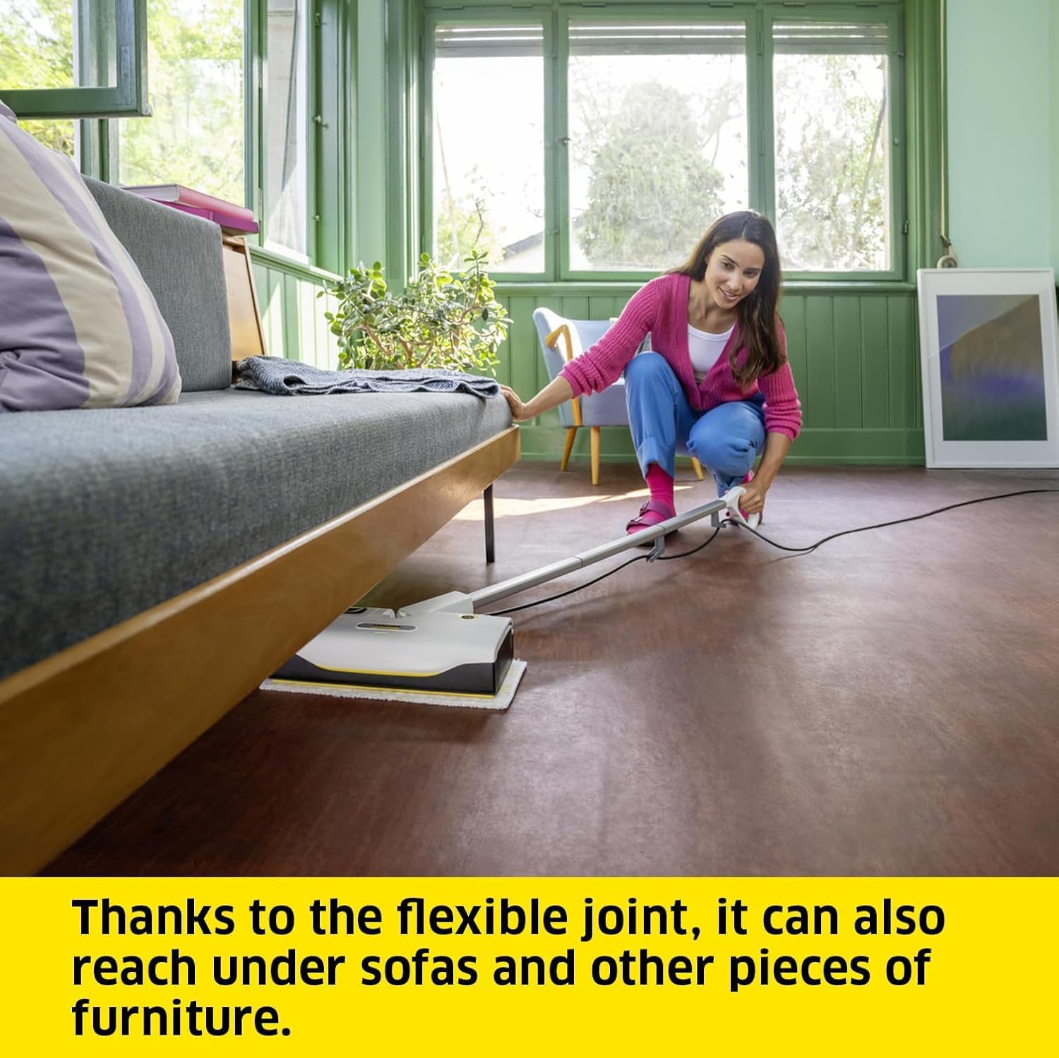 Karcher SC 1 Upright Steam Cleaner – Lightweight Handheld Steam Mop for Quick and Easy Floor and Surface Cleaning