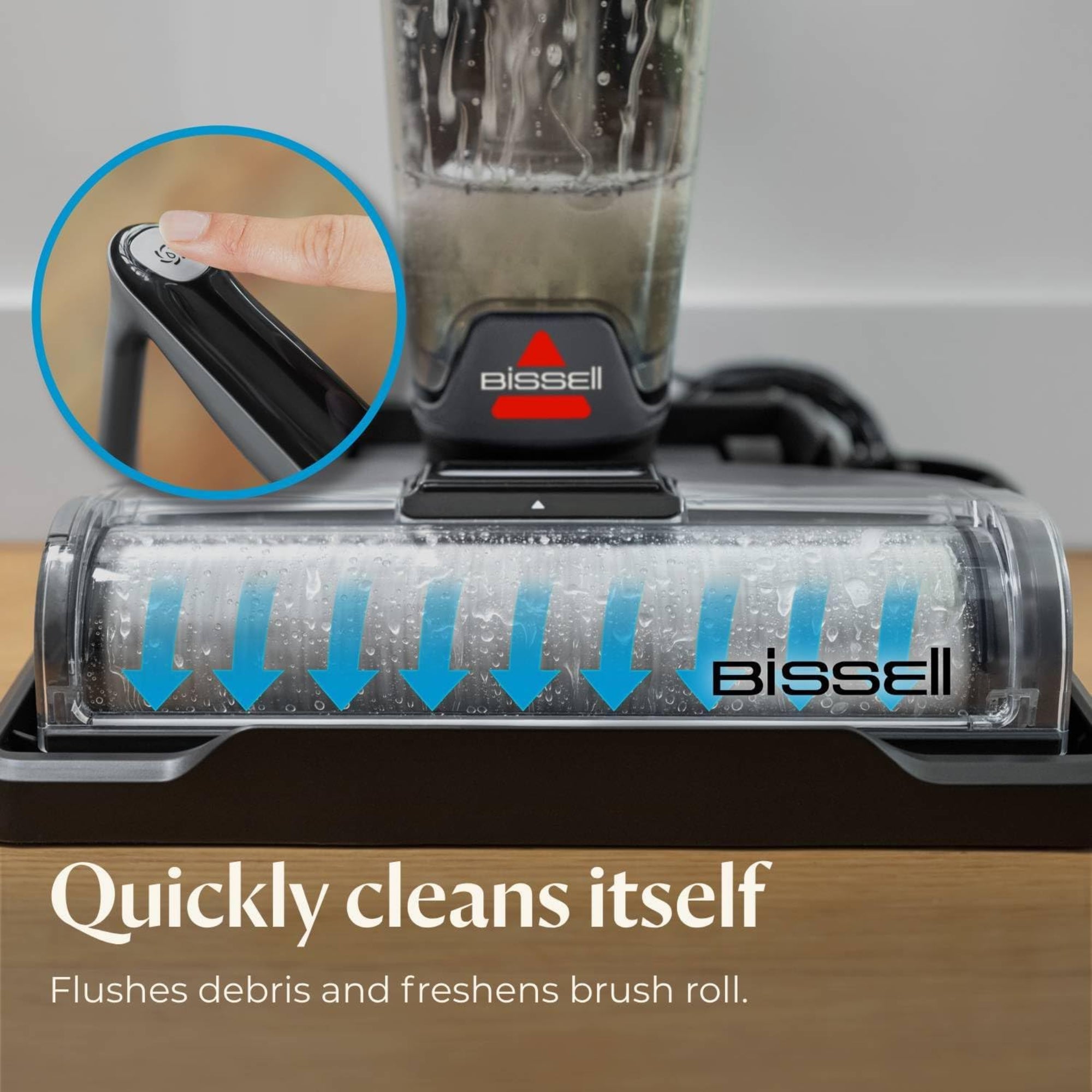 BISSELL CrossWave OmniForce Edge Cordless Wet & Dry Vacuum Cleaner ZeroGap Edge Cleaning PowerVac Mode 4000E
