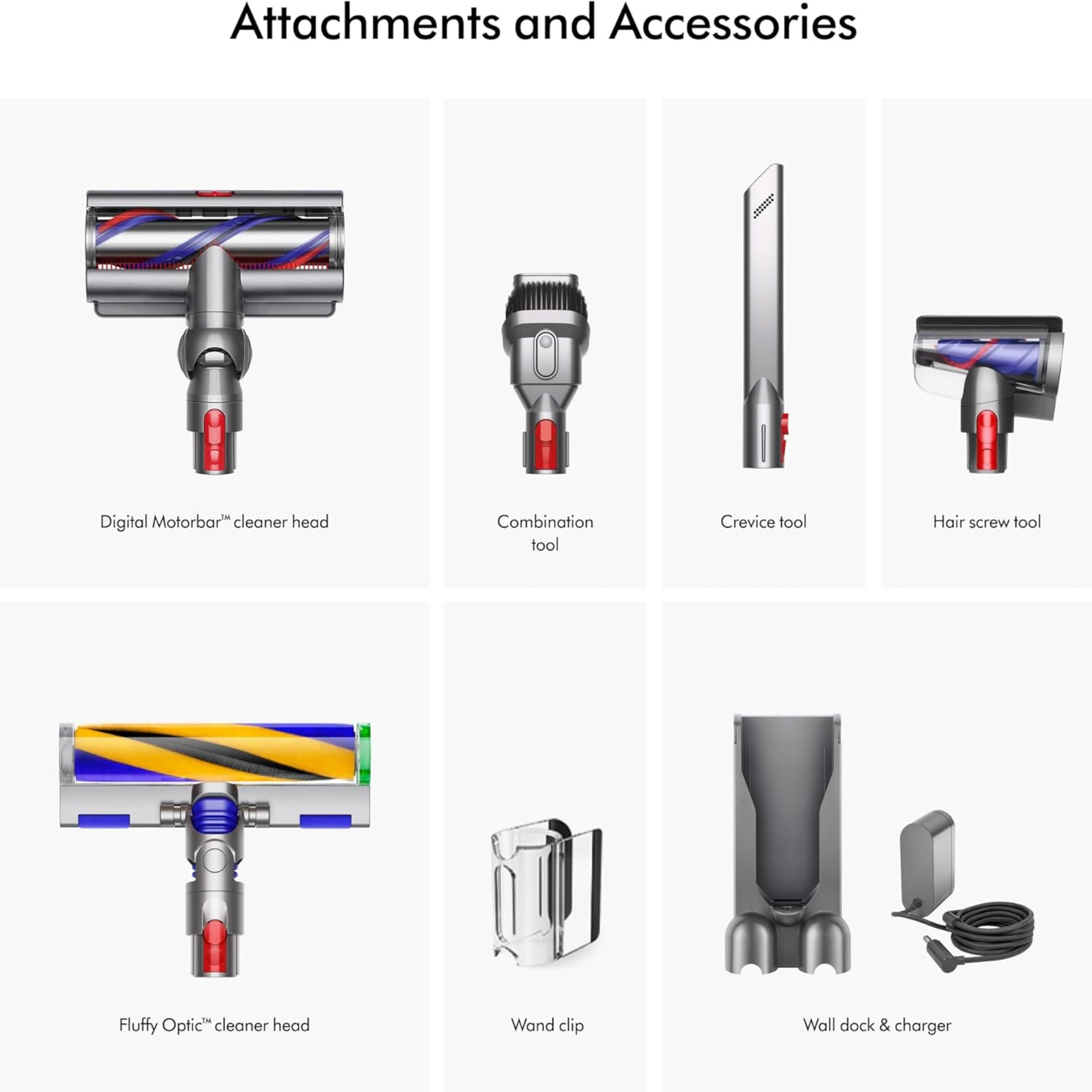 Dyson V15 Detect Cordless Vacuum Cleaner 240AW Laser Dust Detection HEPA Filtration Up to 60 Minutes