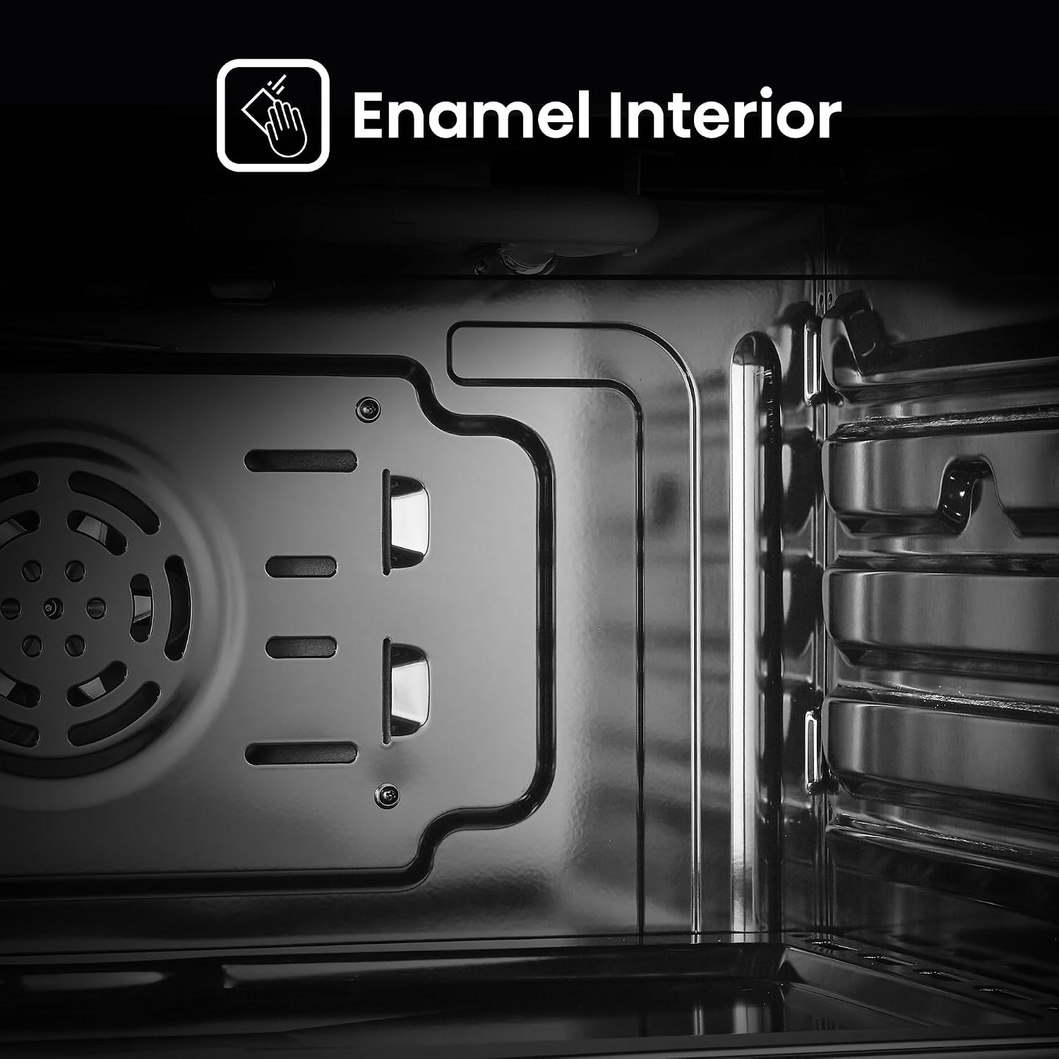 Hisense HFG90335RX 90 cm Freestanding Gas Cooker, 5 Gas Burners with Flame Failure Device, Cast Iron Pan Support, Auto Ignition, Stainless Steel