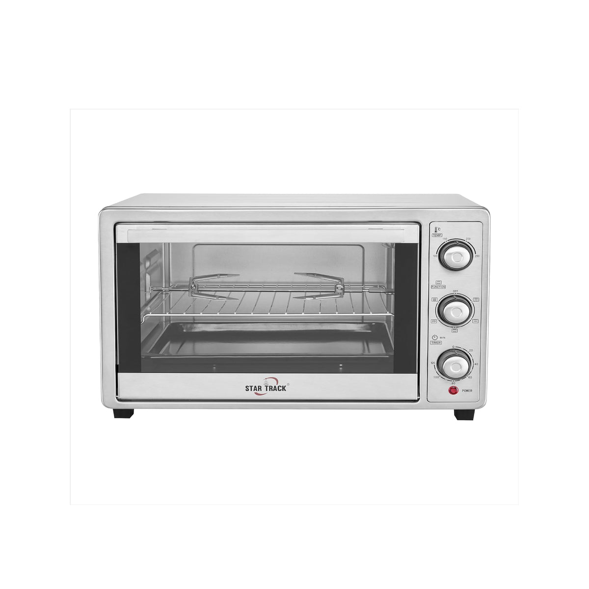 Star Track Electric Oven 35L Rotisserie Convection 120-Min Timer Temperature Control ST-35SSW-EO1500