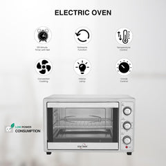Star Track Electric Oven 35L Rotisserie Convection 120-Min Timer Temperature Control ST-35SSW-EO1500
