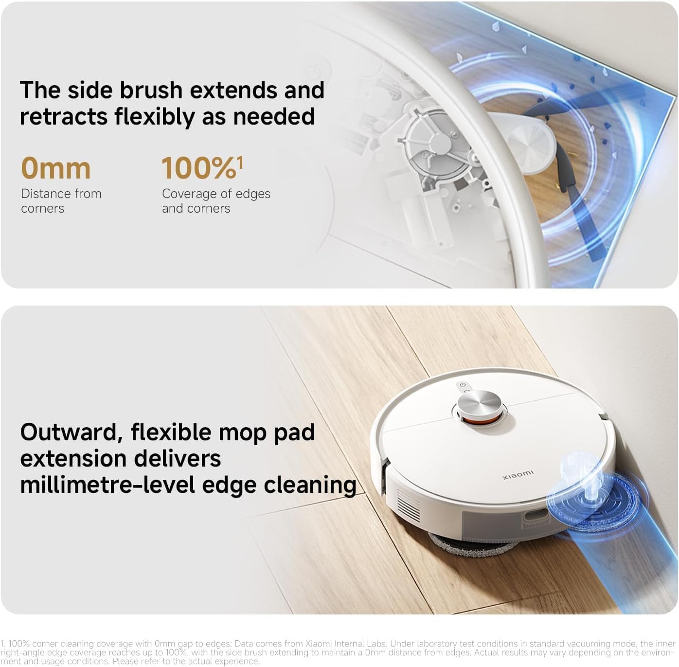 Xiaomi Robot Vacuum S40 Pro – 15,000Pa Suction, Dual-Extending Arms, LDS Navigation, Smart Carpet Detection, App Control (S20+ Upgraded)