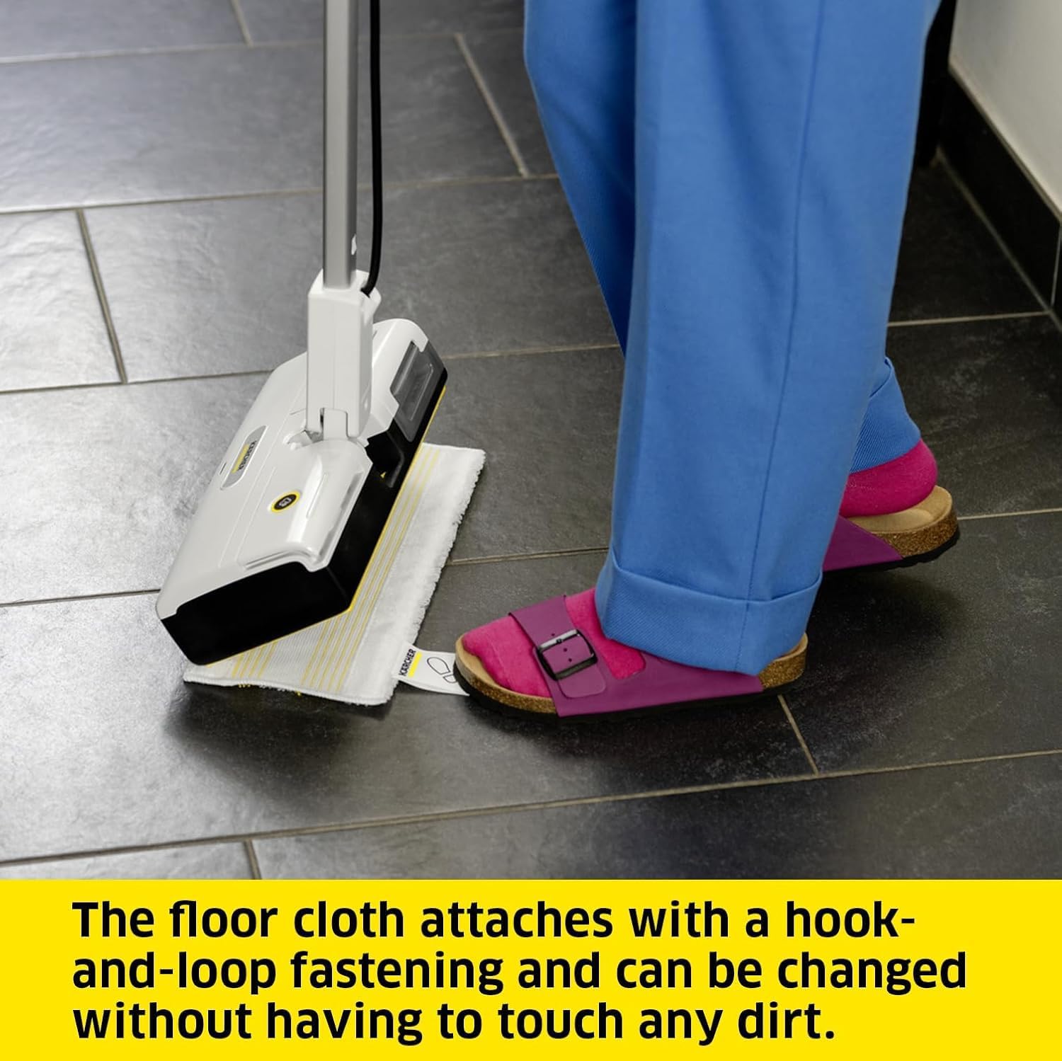 Karcher SC 1 Upright Steam Cleaner – Lightweight Handheld Steam Mop for Quick and Easy Floor and Surface Cleaning