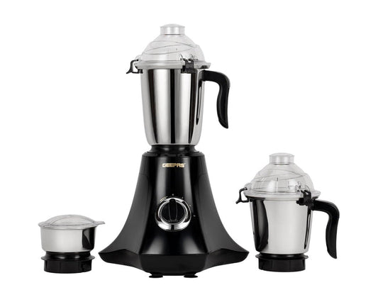 Geepas GSB44067B Mixer Grinder with Stainless Steel Jars & Blades