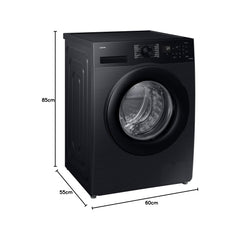 Samsung Front Load Washing Machine 9kg 1400RPM EcoBubble AI Energy SmartThings WW90CGC04DABGU Black Caviar
