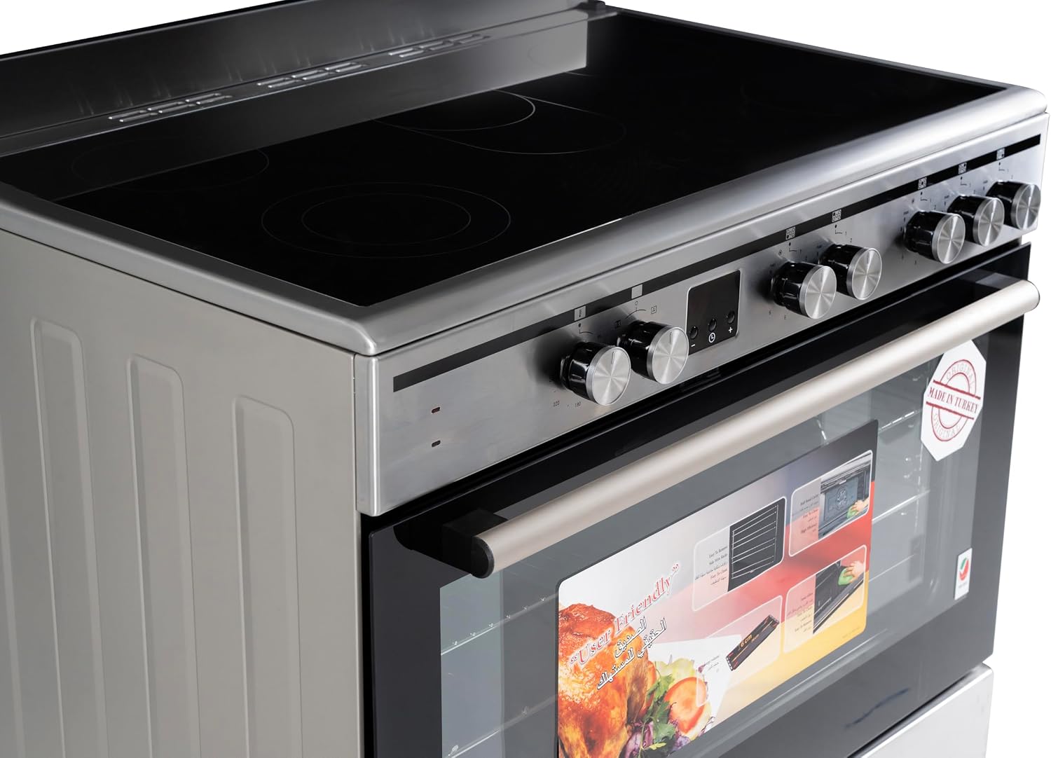 Terim 90X60 Ceramic Cooking Range, 9 Oven Function With Turbo Fan, Tervc96St