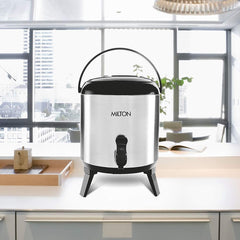 Milton Stellar Thermosteel Water Jug 5.7L PU Insulated Stainless Steel Hot & Cold Beverage Dispenser