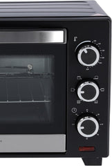 Olsenmark 24L Electric Oven with Rotisserie Function | 1600W Countertop Oven for Grilling, Toasting & Roasting | 6 Heating Stages, 60-Minute Timer with Bell | Stainless Steel Heating Elements, OMO2277