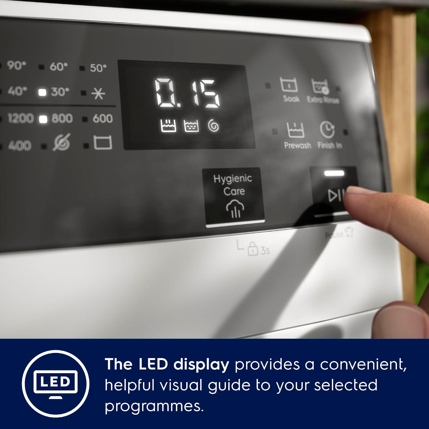 Electrolux 8KG Eco Inverter High Efficiency Motor Front Load Washing Machine, 1200 RPM & 5 Star Rating, 13 Programs includes FULL LOAD 45Minutes WASH, ULTIMATECARE500, EWF8023P5SC