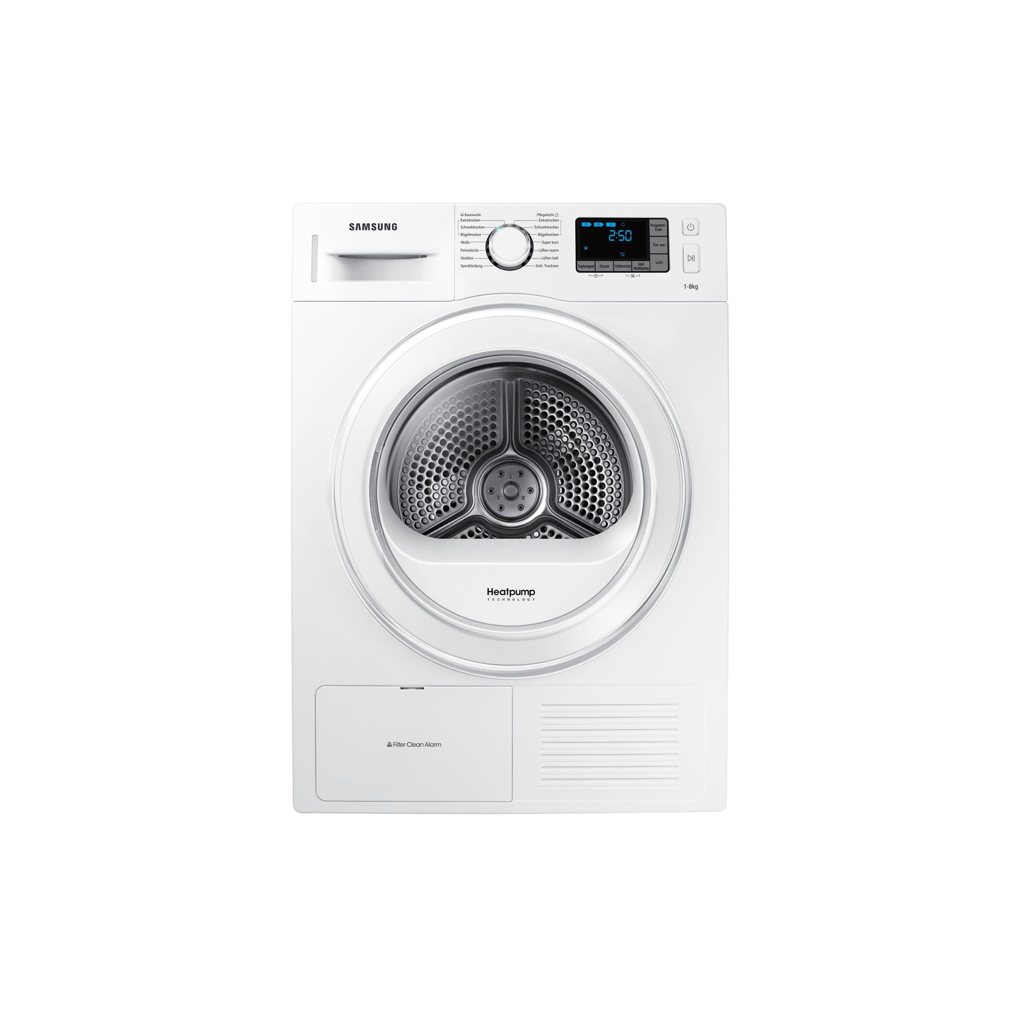 Samsung 8kg Heat Pump Tumble Dryer DV80 Sensor Dry Energy Efficient EU Version