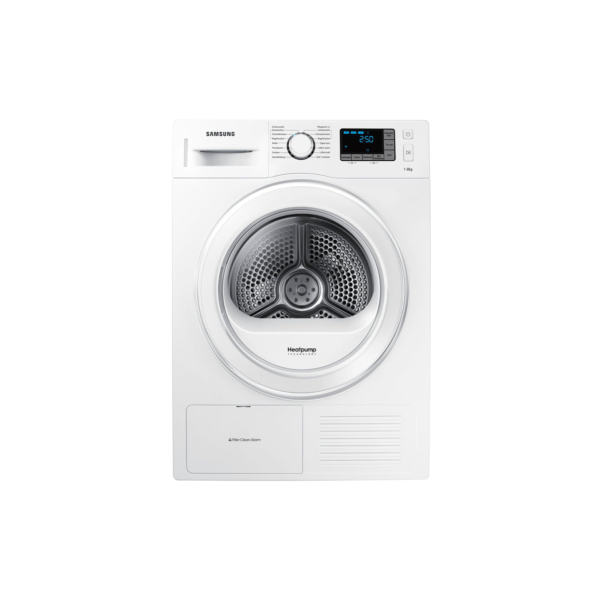 Samsung 8kg Heat Pump Tumble Dryer DV80 Sensor Dry Energy Efficient EU Version