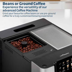 Beko Fully Automatic Coffee Machine with 19 Bar, 2L Water Capacity, 1350W, 12 Hot & Iced Beverages, Touch Display, 600ml Milk Container, Twin Shot, 13 Grinder Settings, Stainless Steel- CEG7304X