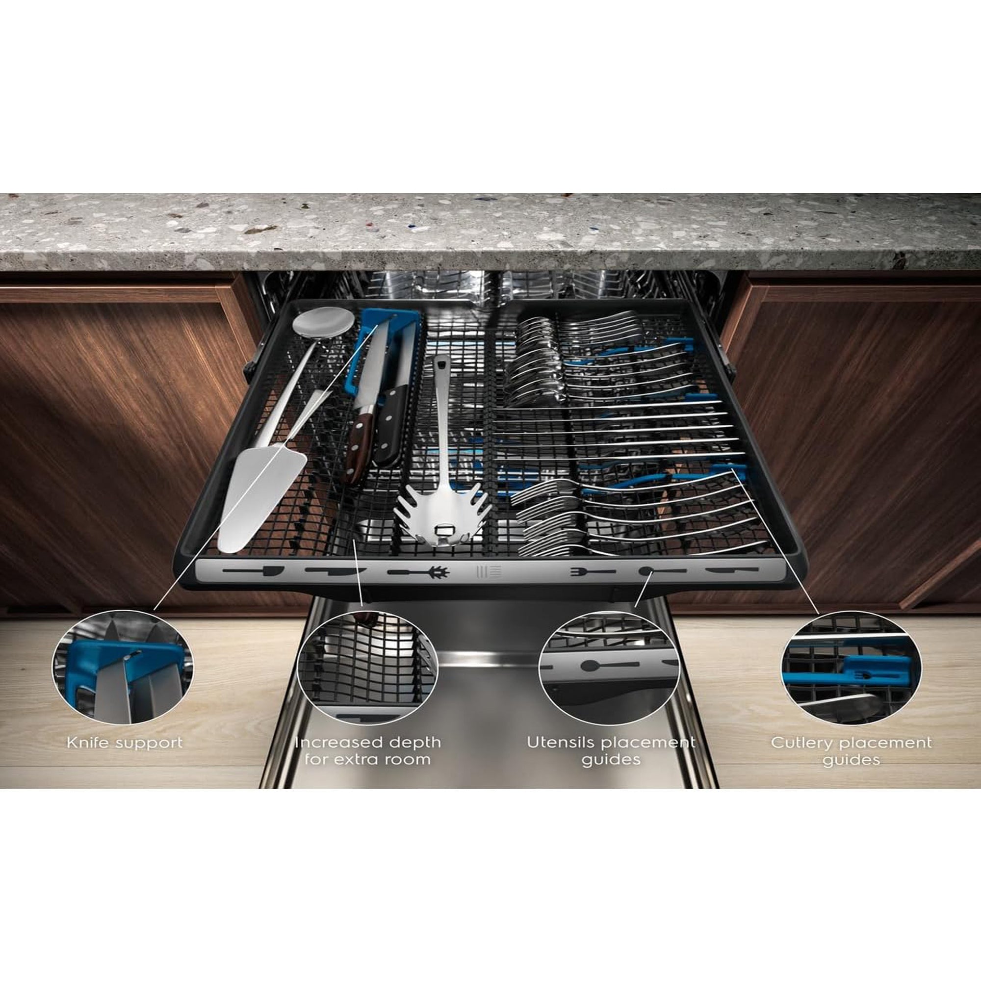 Electrolux 13 Place Settings Freestanding Dishwasher – 8 Programs Inverter Motor Satellite Clean ComfortLift ESC87300SX (Silver)