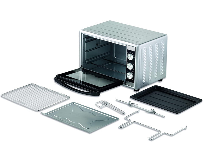 Kenwood MOM70 70L Toaster Oven, 2200W, Rotisserie & Convection, Silver