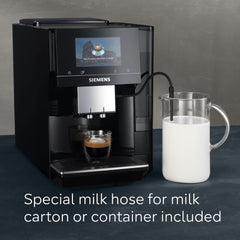 Siemens EQ700 Fully Automatic Espresso Machine 35 Coffee Specialties Cold Brew Slow Brew Home Connect TP713GB9